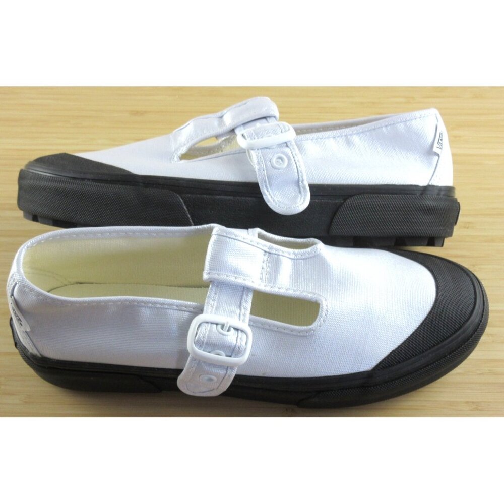 Vans Women's Style 93 Mary Jane Coated Canvas True White Shoes Size 7.5 NIB